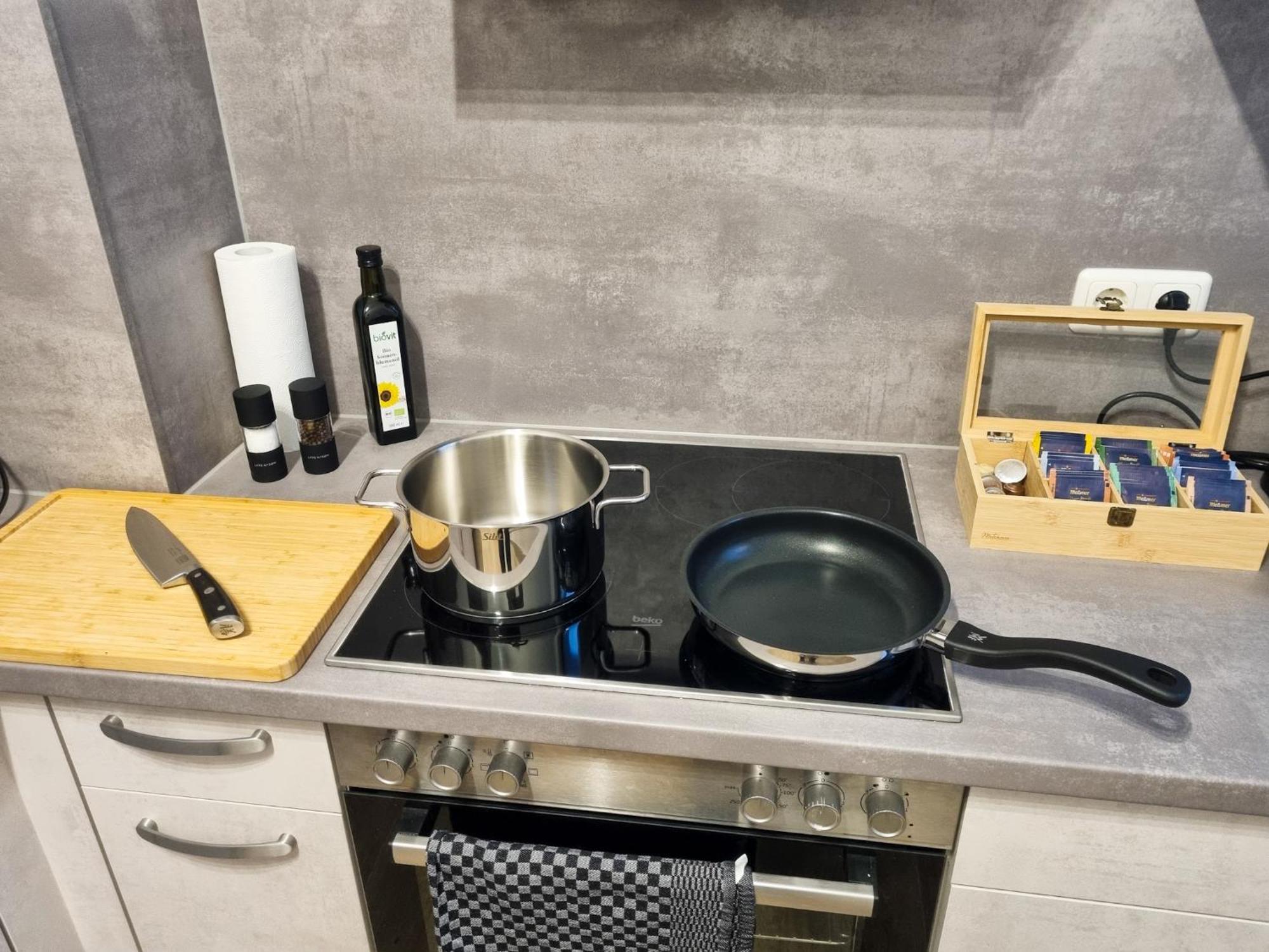 Maremar - Design Maisonette Altstadt - 4 Pers - 57Qm - Luxus Boxspringbett - Kueche - Arbeitsplatz - Privater Parkplatz Greiz Exteriör bild