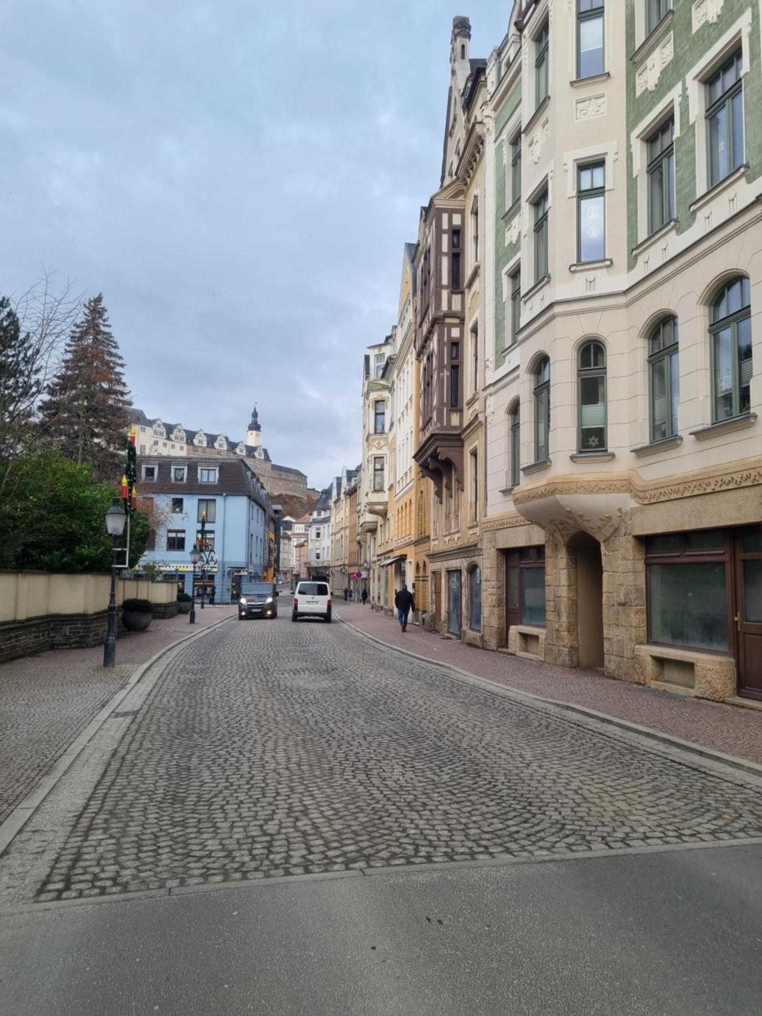 Maremar - Design Maisonette Altstadt - 4 Pers - 57Qm - Luxus Boxspringbett - Kueche - Arbeitsplatz - Privater Parkplatz Greiz Exteriör bild